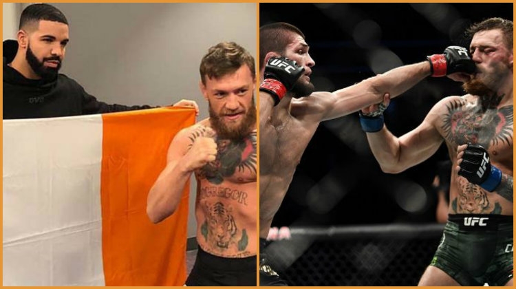 ''Shqiponja'' Khabib Nurmagomedov tallet keq me DRAKE, shihni çfarë ka bërë: Kikiii...[VIDEO]