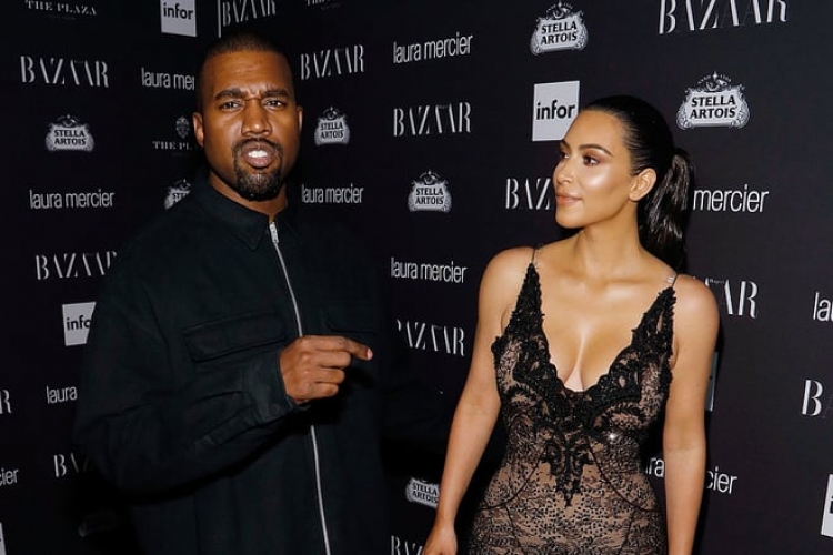 Pas deklaratave raciste, Kanye West mendonte se Kim Kardashian do ta...FOTO]