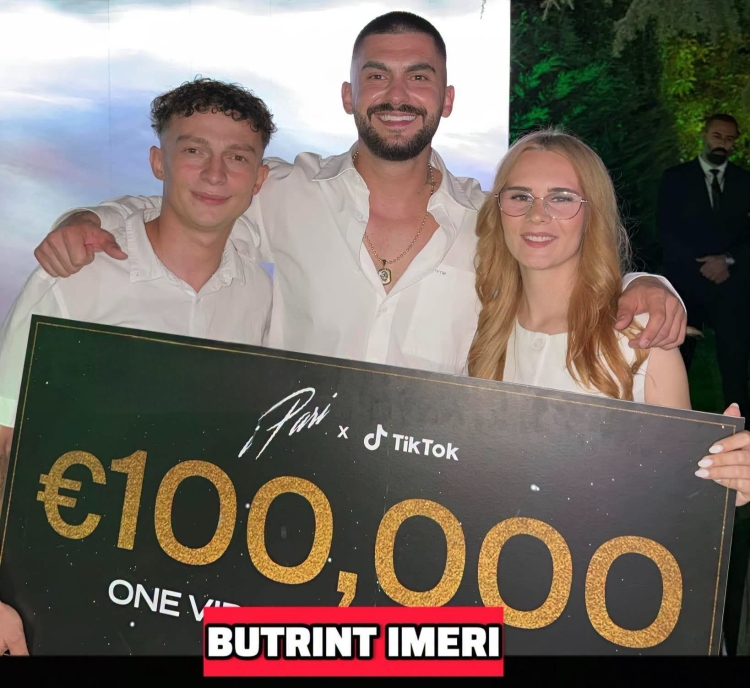 Butrint Imeri e mban fjalën, i dhuron riu të riut 100 mijë EURO