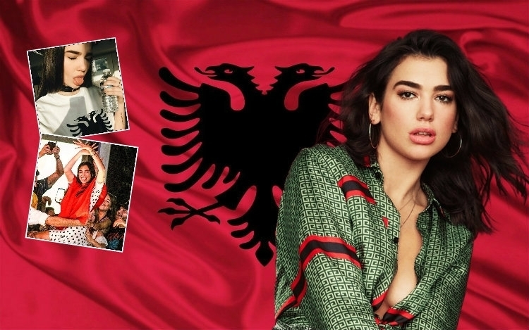 Dua Lipa ‘ngre lart’ shqiponjën në mënyrën më fantastike të mundshme