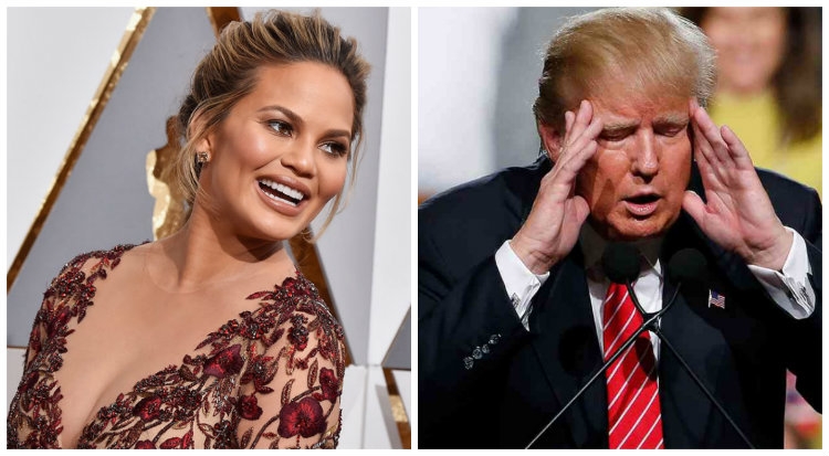 Pasi Presidenti i bëri “block”, shihni si modelja Chrissy Teigen tallet rëndë me Donald Trump [VIDEO]