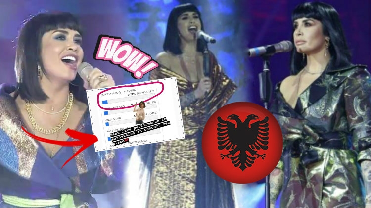 Shqipëria duhet të krenohet me Jonida Maliqin në Eurovizion! Renditet e dyta me performancën e jashtëzakonshme live [FOTO]