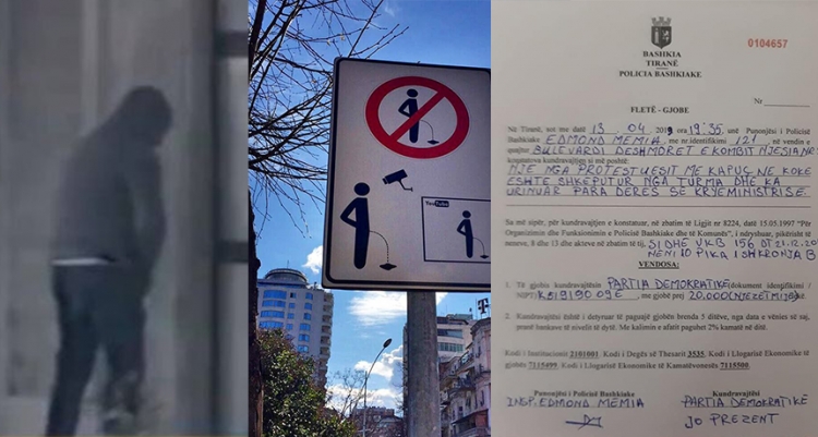 Urinim në publik, Veliaj gjobit PD: Parti që i shpëton në brekë...