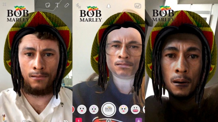 Snapchat përdhos figurën e Bob Marley