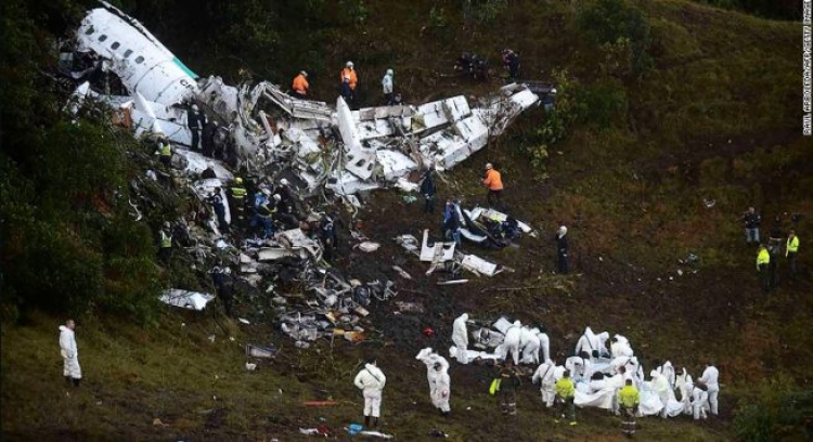 Autoritetet Kolumbiane: Avioni i Chapecoense nuk ka pasur karburant