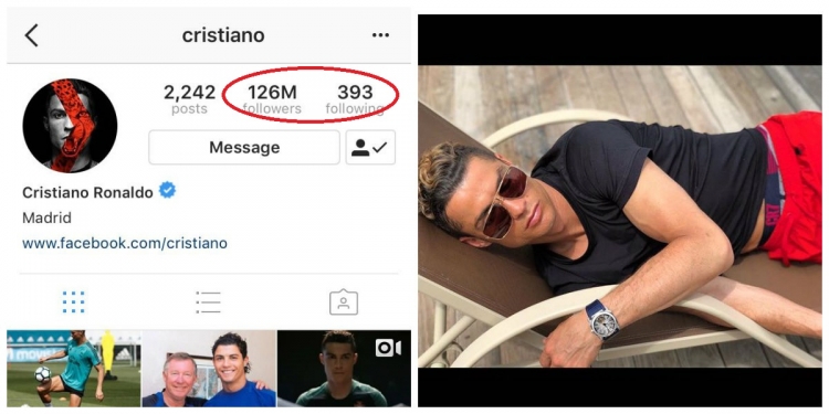 E ndjekin 126 milion njerëz dhe ndjek 393persona! Ja kush është shqiptarja e njohur që Cristiano Ronaldo ndjek në Instagram [FOTO]