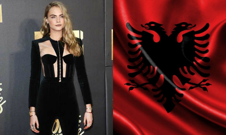 Këngëtarja shqiptare poston foton HOT, shikoni komentin e modeles Hollywood-iane, Cara Delevingne [FOTO]