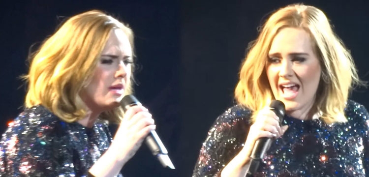 Ja çfarë i ndodh Adele-s kur sistemi zanor i prishet live në koncert [VIDEO]