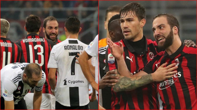 Higuain u përlot dhe kërkoi falje pas kartonit të kuq, Ronaldo tregon se çfarë i tha pas ''sherrit'' me të! [FOTO]