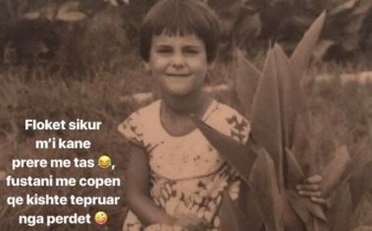 Moderatorja e njohur shqiptare zbulon foto nga fëmijëria: 'Flokët si tas dhe fustan me copën e perdes' [FOTO]
