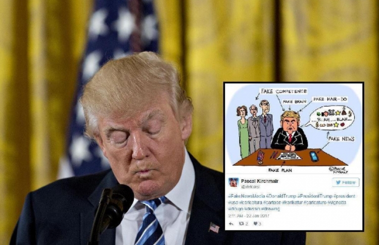 E gjithë bota reagon me karikatura për Trump. Ja më të spikaturat!