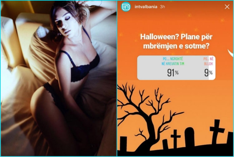 Halloween në bllok apo në krevatin e ngrohtë? Ilda Bejleri përfshihet në sondazhin e IN, ja si ka votuar [FOTO]
