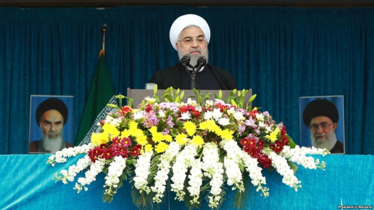 Situata e rëndë ekonomike, Rouhani: Mallkoni SHBA-të, Izraelin e Arabinë