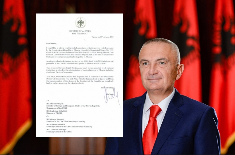 Presidenti kërkon ndihmën e OSBE-së: ‘’Ndërmjetësoni krizën, qeveria kërkon të shtijë në dorë të gjitha institucionet’’