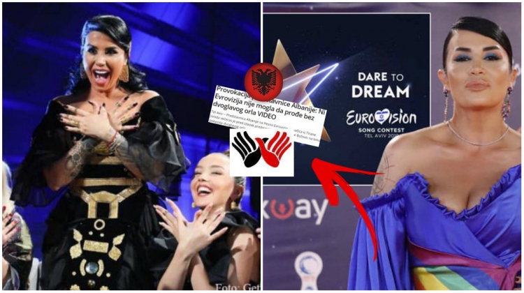 ''Provokacija''! Gjesti i Jonida Maliqit në Eurovision 'çmend' serbët, ja se çfarë shkruajnë për të[FOTO]