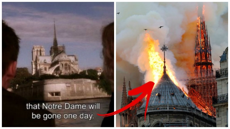 Filmi i njohur që parashikoi shkatërrimin e Katedrales së Notre-Dame [FOTO]