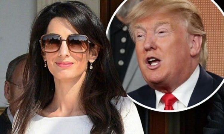 Amal Clooney mezi pret që Donald Trump të mundet nga një femër