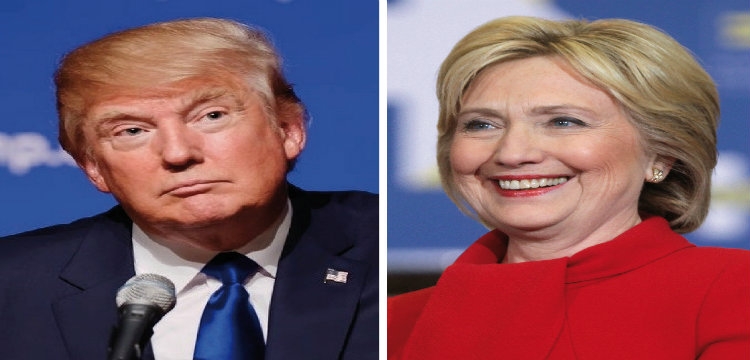 Clinton kryeson garën me Trump