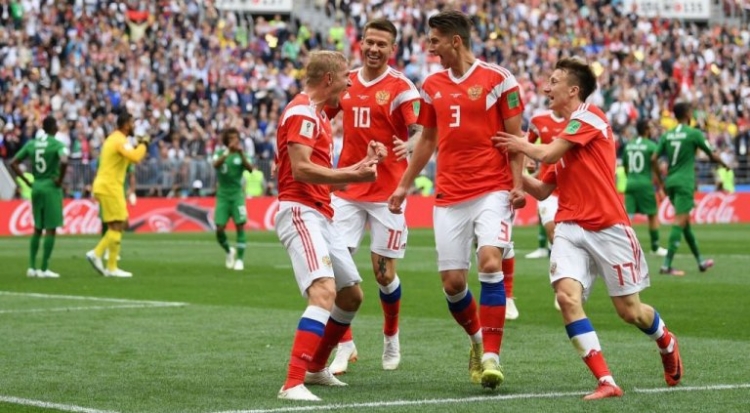 Rusia “e pamëshirshme”, hap Botërorin me 5 gola ndaj Arabisë Saudite [VIDEO]