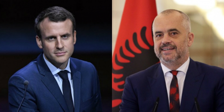 Presidenti i Francës Macron uron kryeministrin Rama: Jemi bashkë për Europën e së ardhmes