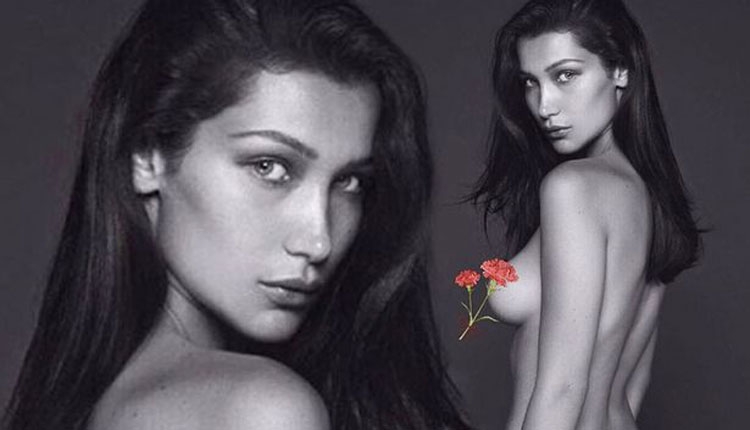 Thithka, të pasme...Intimot transparente të Bella Hadid i nxjerrin të gjitha! [FOTO]