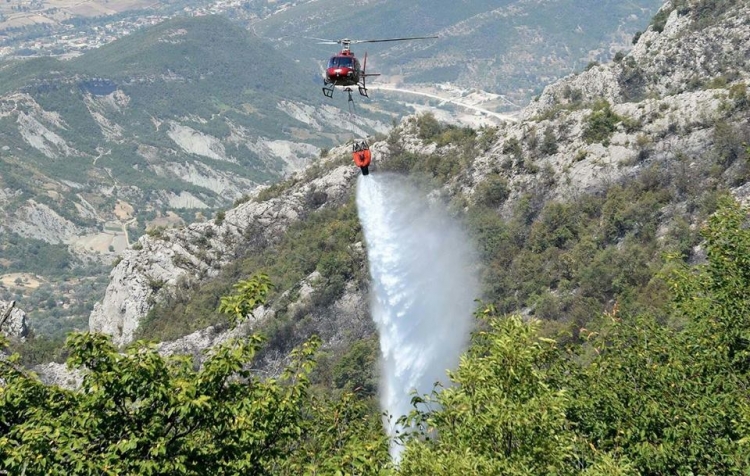 Zjarr masiv në kodrat e Ardenicës në Lushnje. Demiraj: “Mirënjohje për shërbyesit e shtetit”
