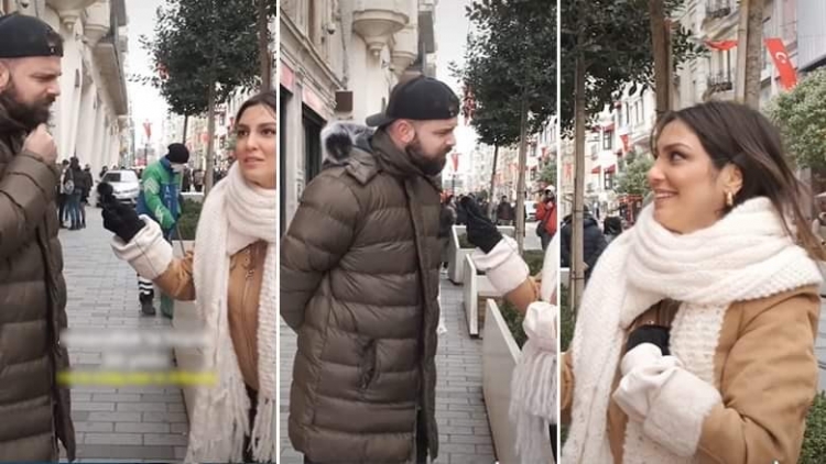 Nuk e dinte se ishte artist, e ndaloi në rrugë për ta intervistuar si qytetar, blogerja turke mahnitet nga Alban Ramosaj (Video)