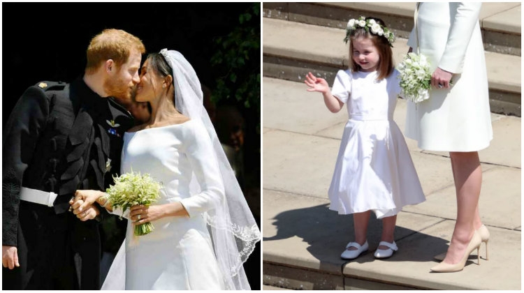 Kot e kanë! As puthja e çiftit, as lotët e Princ Harryt, as fustani i Meghan, por vëmendjen e mori Princesha e vogël Charlotte me këtë veprim! [VIDEO]