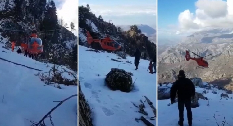 Në mes të borës dhe i plagosur, ja historia e bariut ''fatlum'' që u shpëtua me helikopter