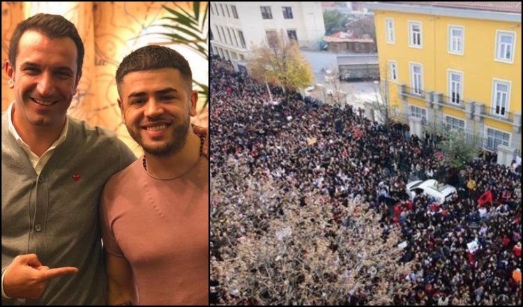 Noizy mesazh STUDENTËVE, Veliaj e mbështet: Kjo qeveri nuk po ju vret mes protestës, mblidhuni dhe...