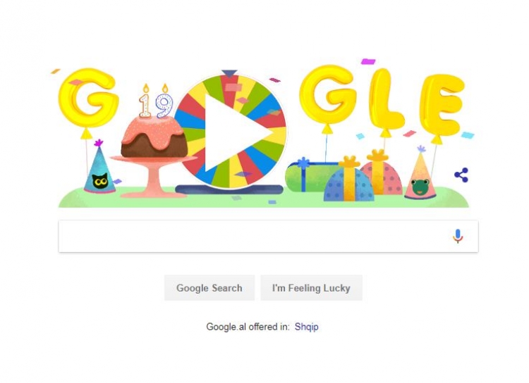 Google feston 19-vjetorin, shikoni evoluimin e tij [FOTO]