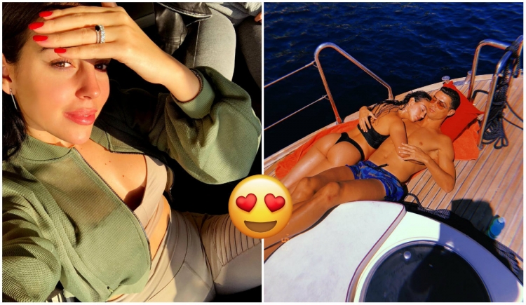 E dashura e Ronaldos, Georgina ‘’çmend’’ rrjetin, duke thyer rekord klikimesh në fotot me bikini të kuqe[FOTO]