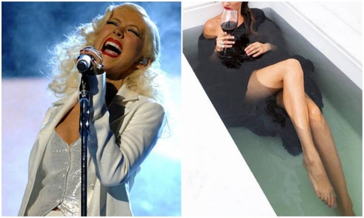 Modelja shqiptare shfaqet në koncertin e Christina Aguilera-s [FOTO]