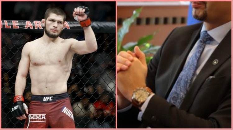 WOW! Ministri shqiptar takohet me kampionin Khabib Nurmagomedov, por ky i fundit s’paska pranuar të ndeshet me të! [FOTO]