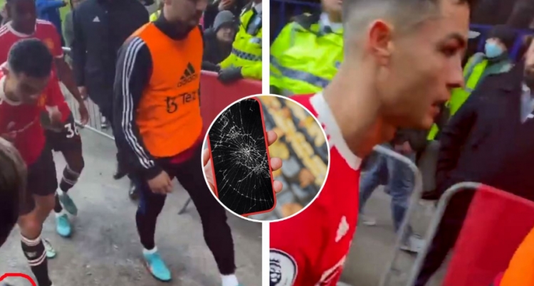 Pa fjalë! Momenti kur Cristiano Ronaldo i thyen telefonin tifozit pas humbjes! (Video)