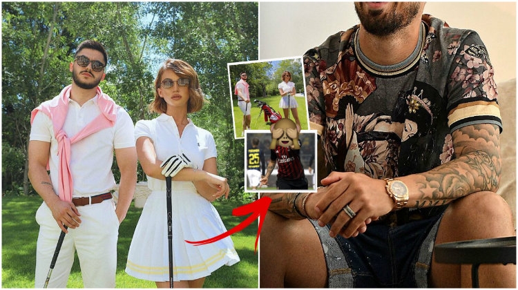 Identike me veshjen në klipin me Kiarën! Futbollisti i Milan-it bën XING me Butrint Imerin, kush duket më bukur? [FOTO]