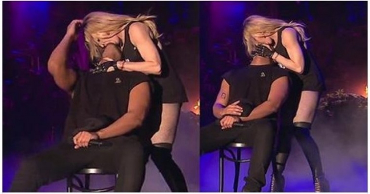 Largon me forcë rojet! Shakira kap fansin dhe e puthë në skenë [VIDEO]