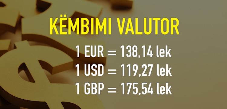 Këmbimi Valutor 17 Maj 2016