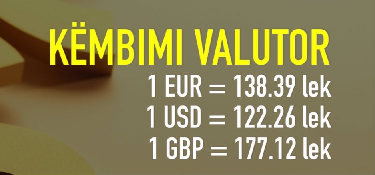 Këmbimi Valutor 22 mars