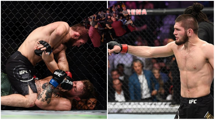 ''Shqiponja'' Khabib i pamposhtur! Mund irlandezin dhe sulmon stafin e tij, McGregor largohet kokulur, ja fjalët e kampionit! [VIDEO]