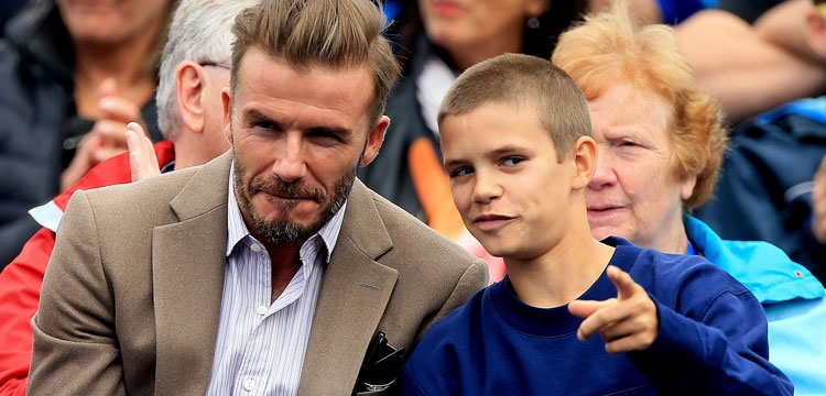 David dhe Romeo Beckham kanë qenë fituesit e vërtetë të ndeshjes në këtë turne tenisi  [FOTO]