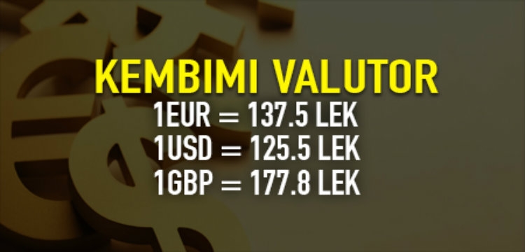 Këmbimi Valutor 8 Mars 2016