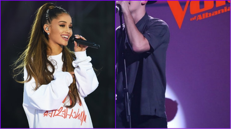 Wow! Këngëtari shqiptar bën për vete me zërin e tij, Ariana Grande-n! Shihni reagimin e yllit botëror [FOTO]