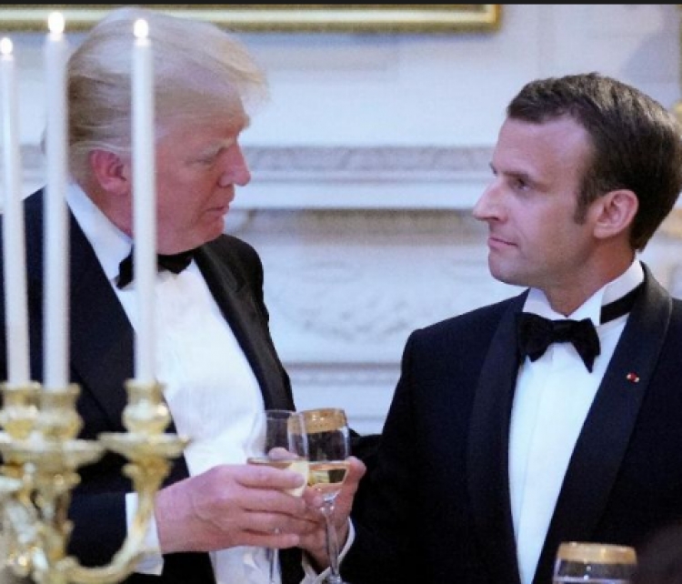 Dashuri franceze dhe amerikane, a ja doli Macron të magjeps Trump [VIDEO]