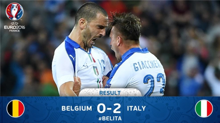 Italia bind që në start, mposht 2-0 Belgjikën [VIDEO]