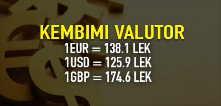 Këmbimi Valutor 1 Mars 2016