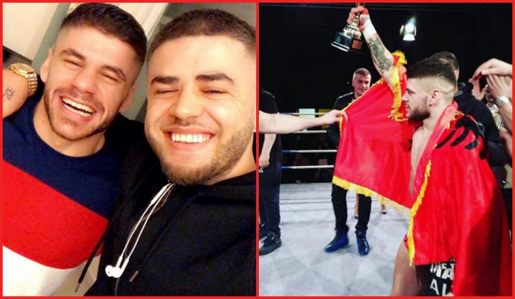 Noizy e shoqëron në ring, Florian Marku i pandalshëm! Përgjak kundërshtarin për 30 sekonda [VIDEO]