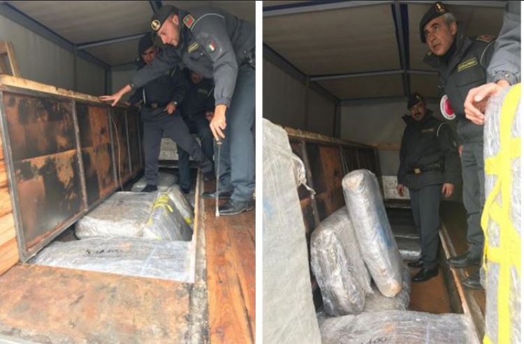 Tronditet Italia, kap në kamionin e shqiptarit 1 milion euro drogë