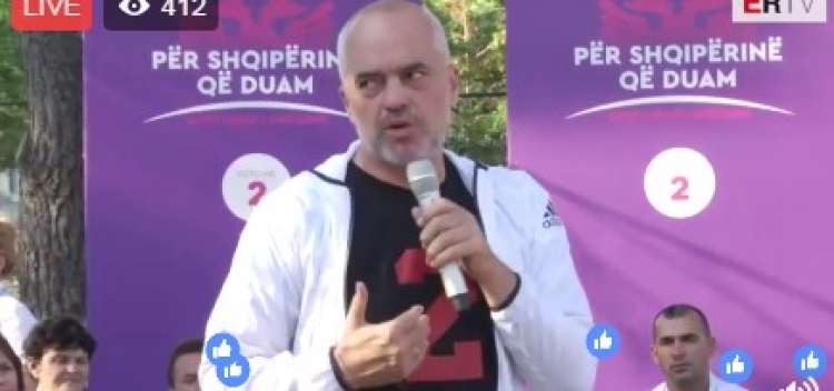 Rama: Nxorrëm PD nga çadra, për të shpëtuar Shqipërinë nga Luli