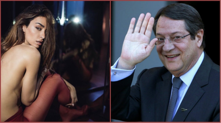 Do të qeshni me lot, po bën xhiron e rrjetit! Presidenti i Qipros i fiksuar keq fare me Eleni Foureiran, nuk ia ndan sytë nga…të pasmet [FOTO]